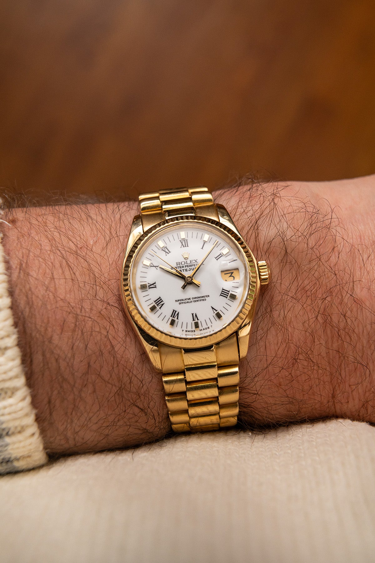 Rolex Datejust 6827 "White Roman"