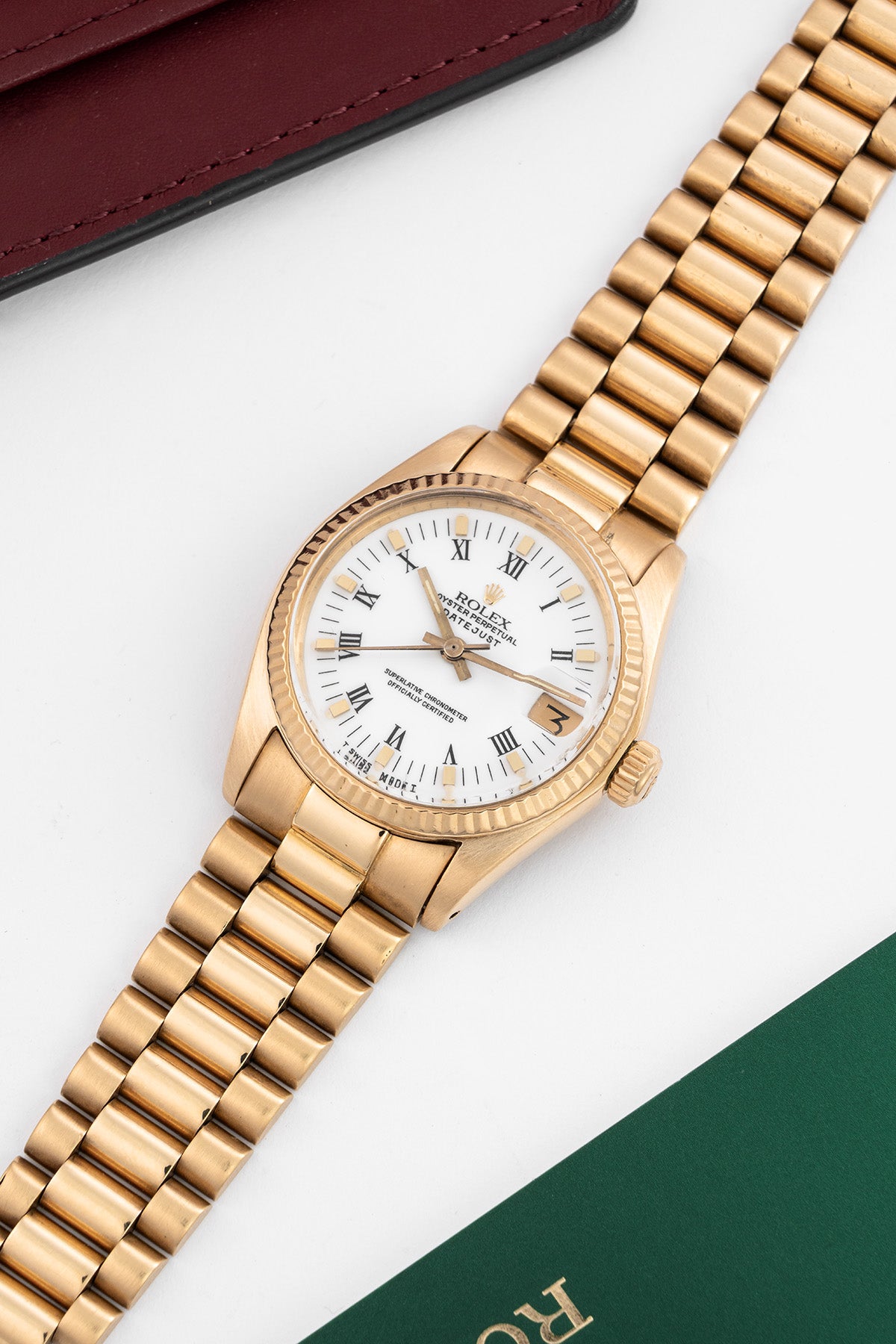 Rolex Datejust 6827 "White Roman"