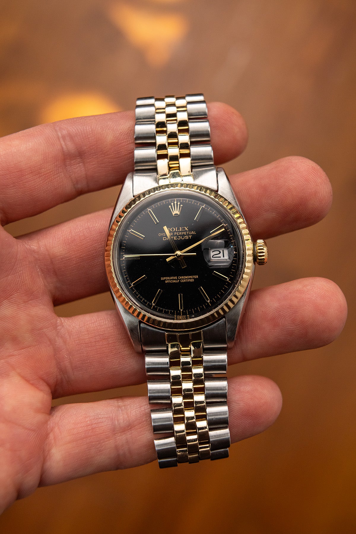 Rolex Datejust 1601 "Black Dial"