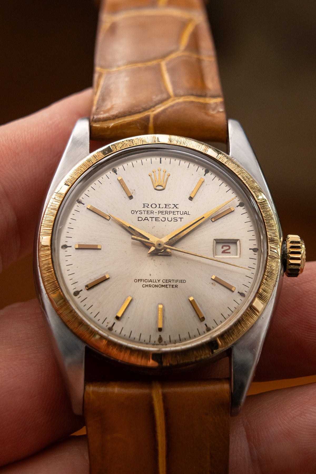 Rolex Datejust 6105 "Champagne Dial"