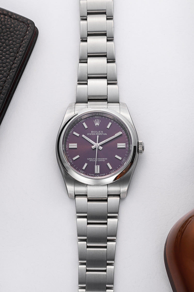 Oyster Perpetual 116000 "Red Grape"
