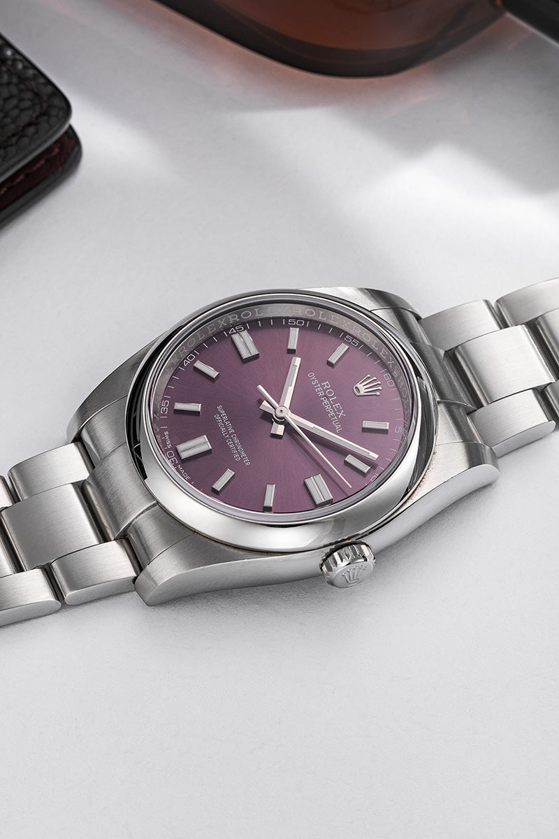Oyster Perpetual 116000 "Red Grape"