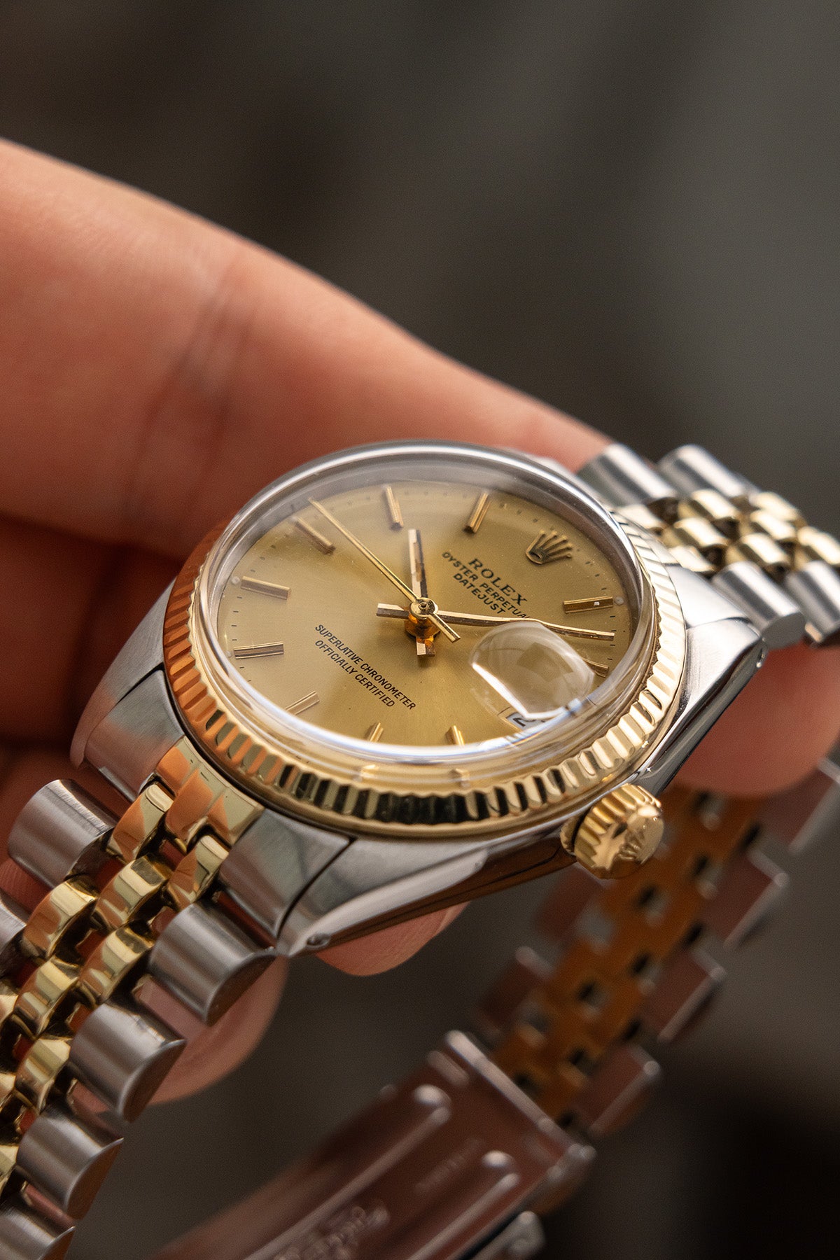 Rolex Datejust 6827 "Gold Dial"