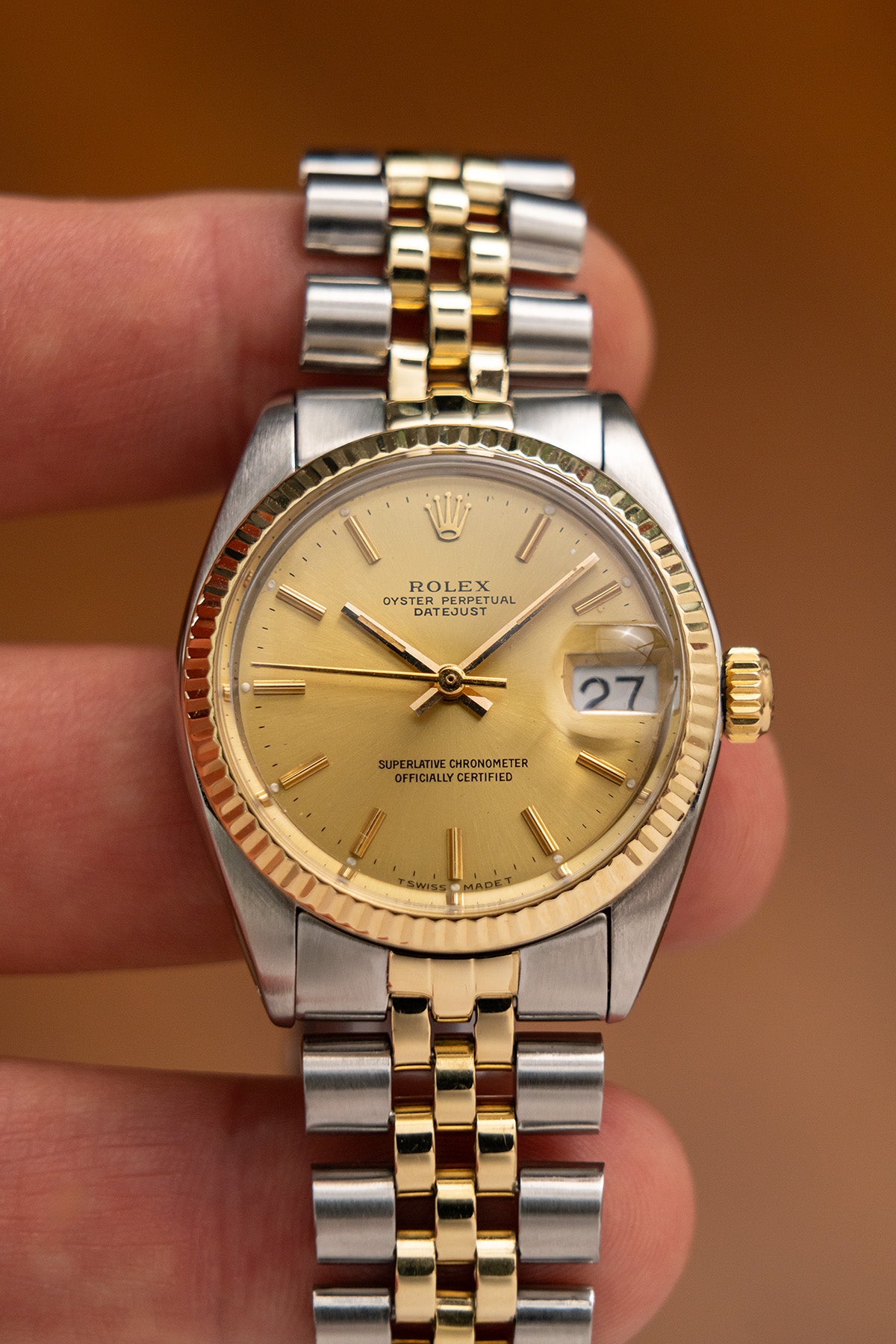 Rolex Datejust 6827 "Gold Dial"