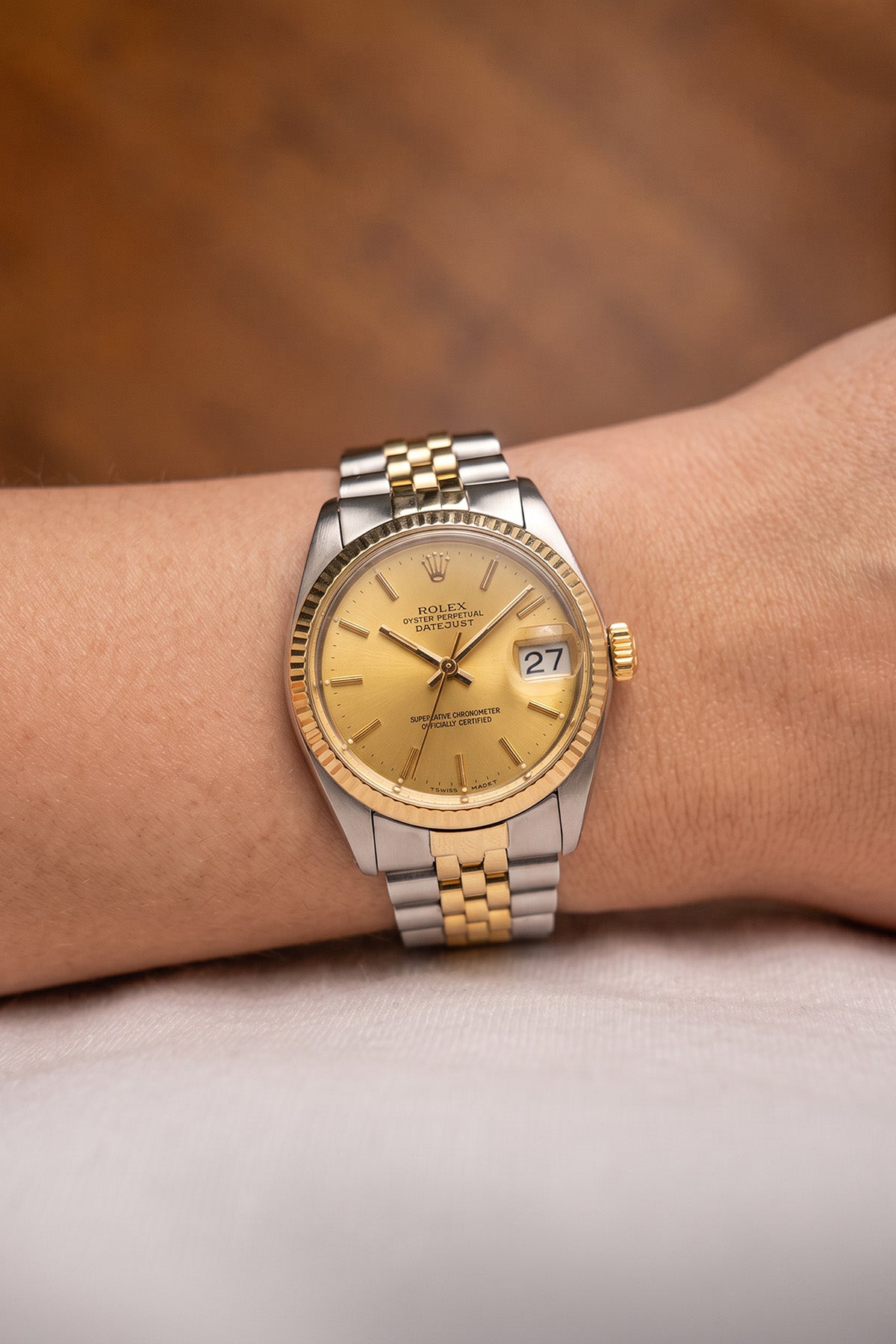 Rolex Datejust 6827 "Gold Dial"