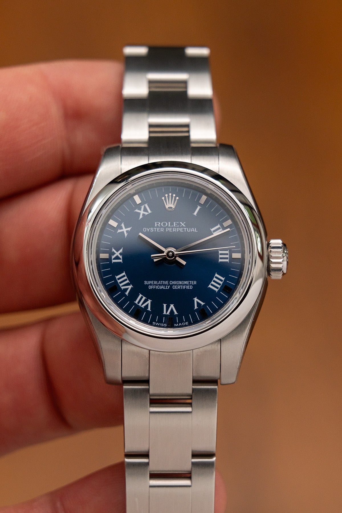 Rolex Oyster Perpetual 176200 "Blue Dial"