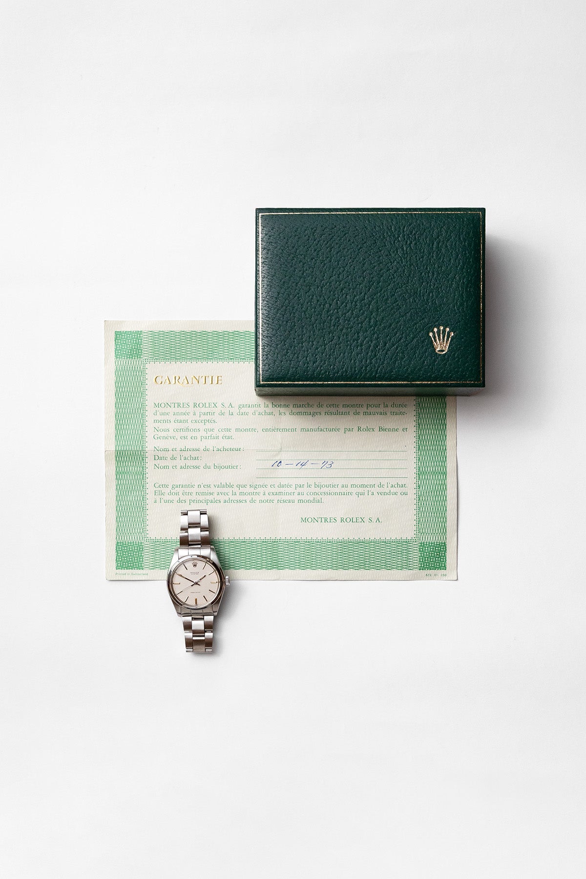 Rolex Oyster Precision 6426 "Linen Dial"