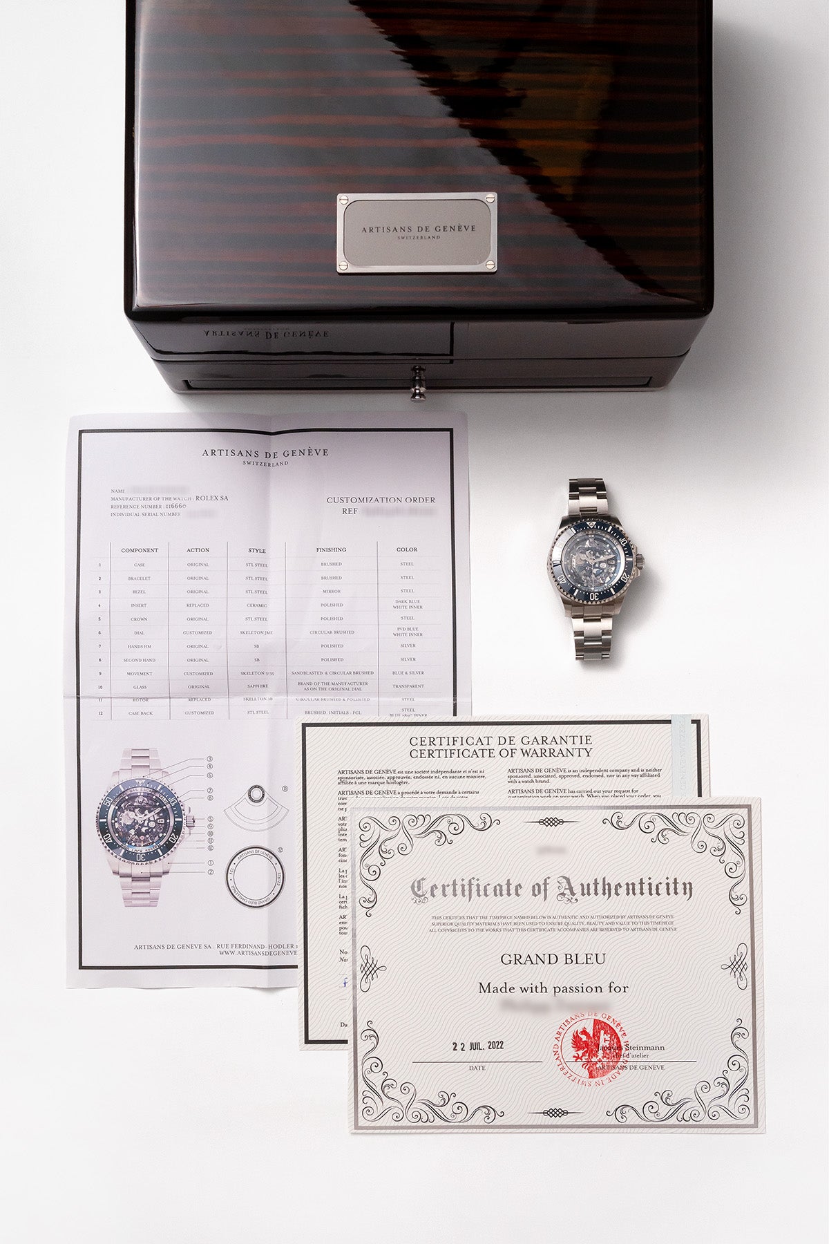 Deepsea 116660 by Artisans De Geneve "Grand Bleu"
