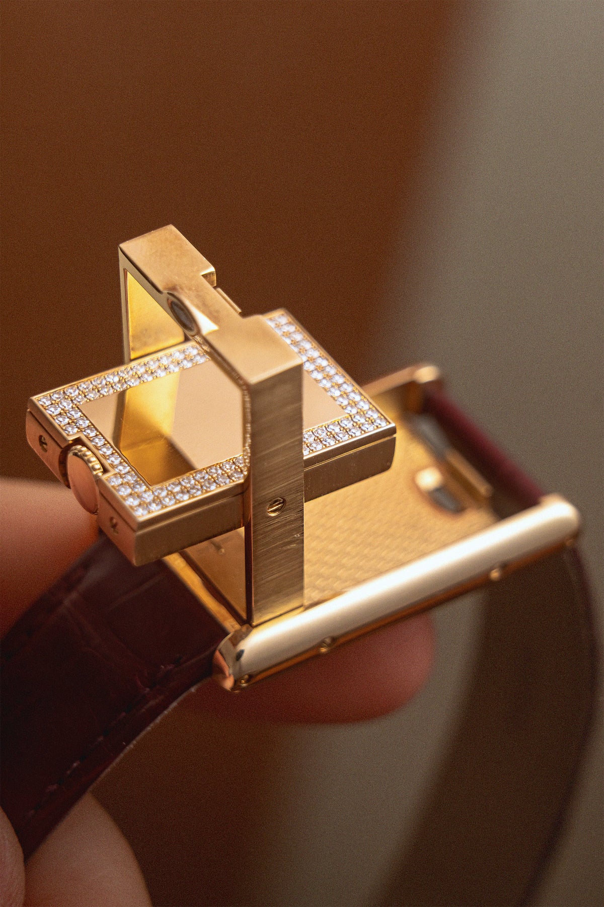 Cartier Tank Basculante 2506 "Factory Diamonds"