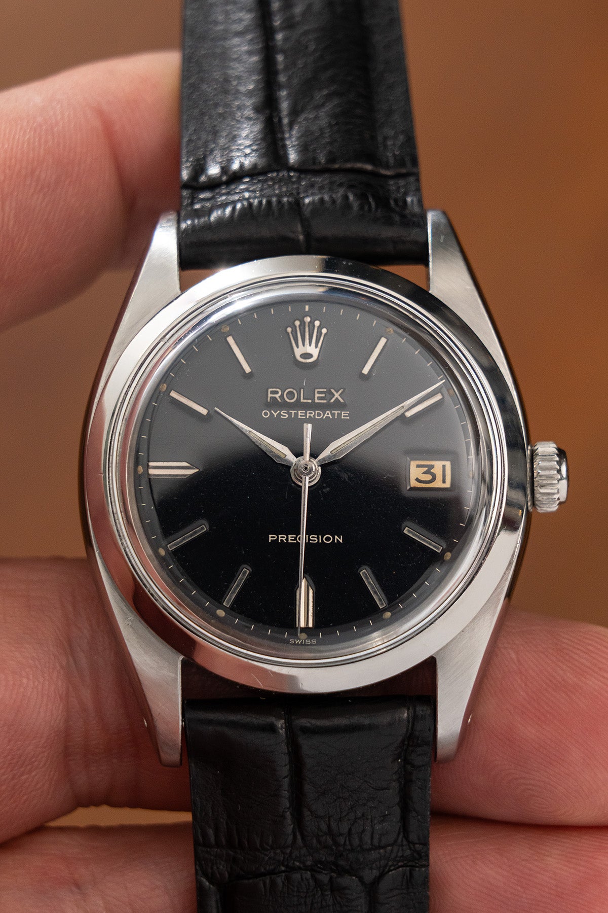 Rolex Oysterdate Precision 6494 "Black Dial"