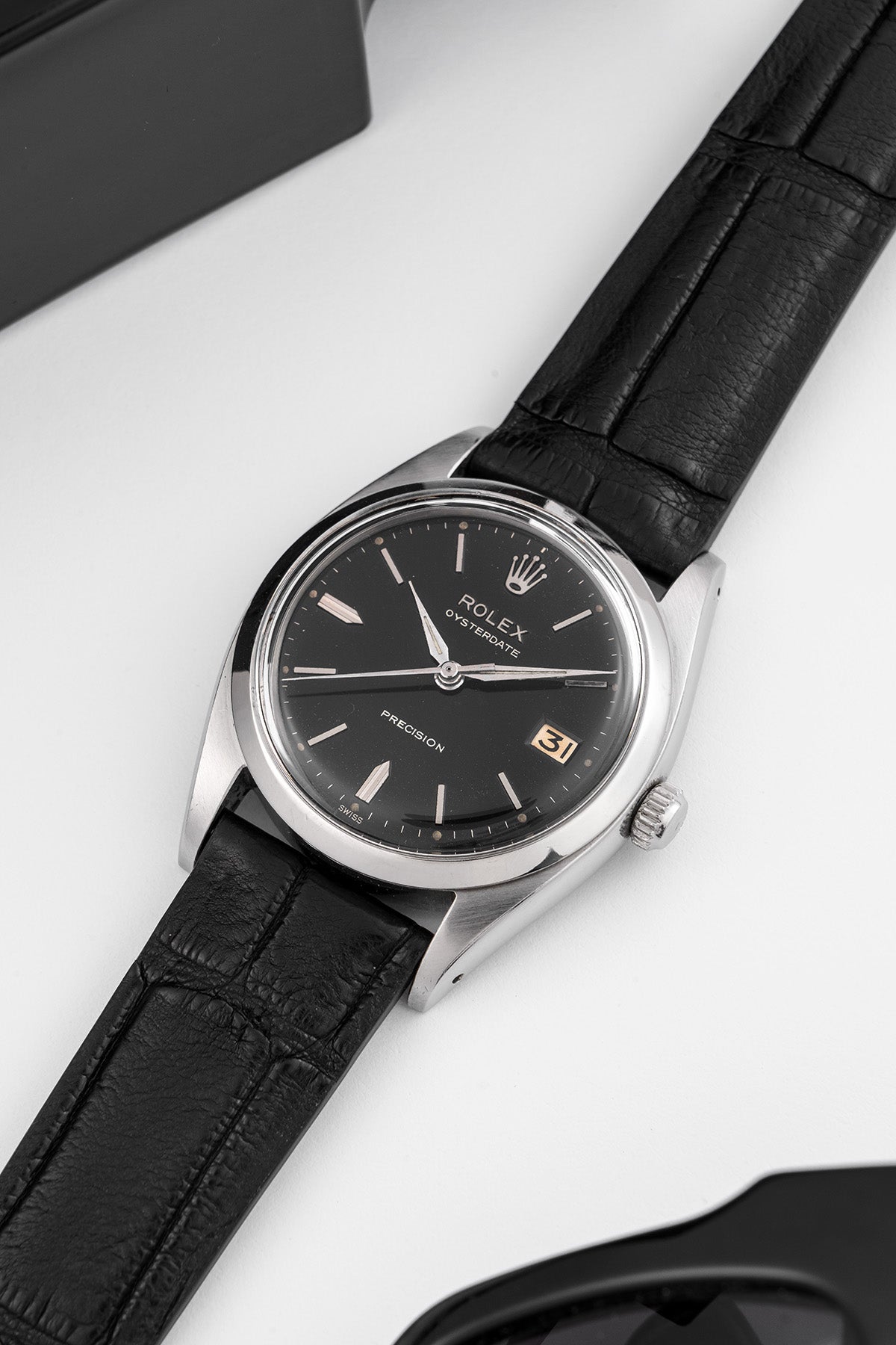 Rolex Oysterdate Precision 6494 "Black Dial"