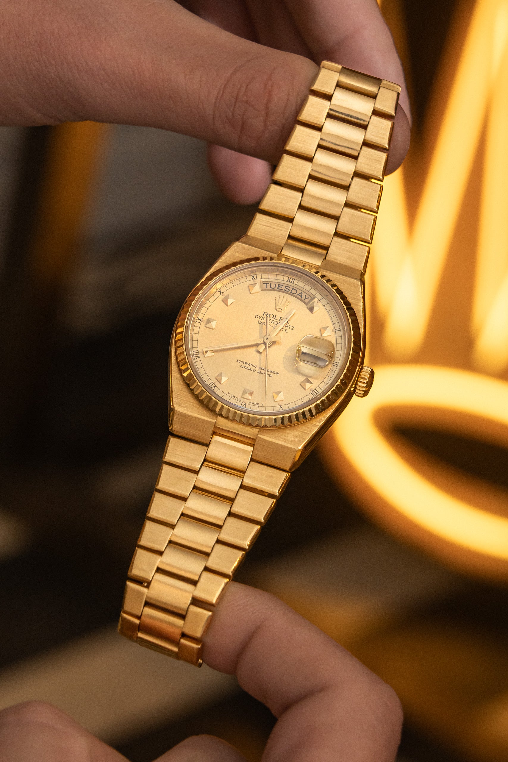 Oysterquartz 36 Day-Date 19018