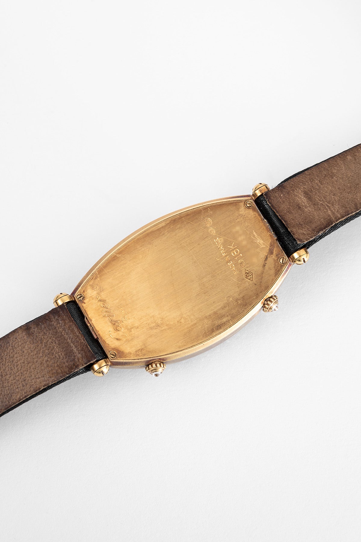 Cartier Tonneau YG "Dual Time"