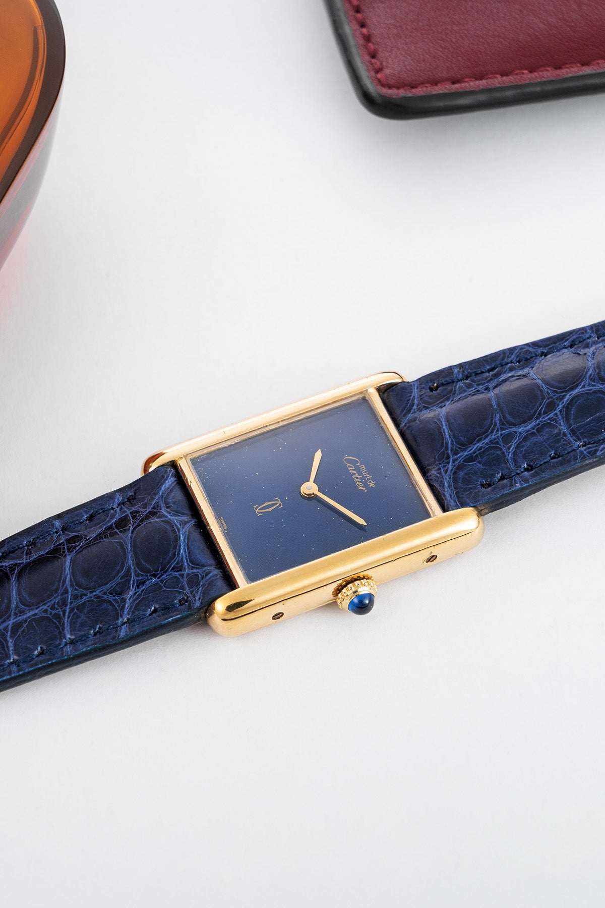 Must De Cartier Tank 6 "Blue Stardust"